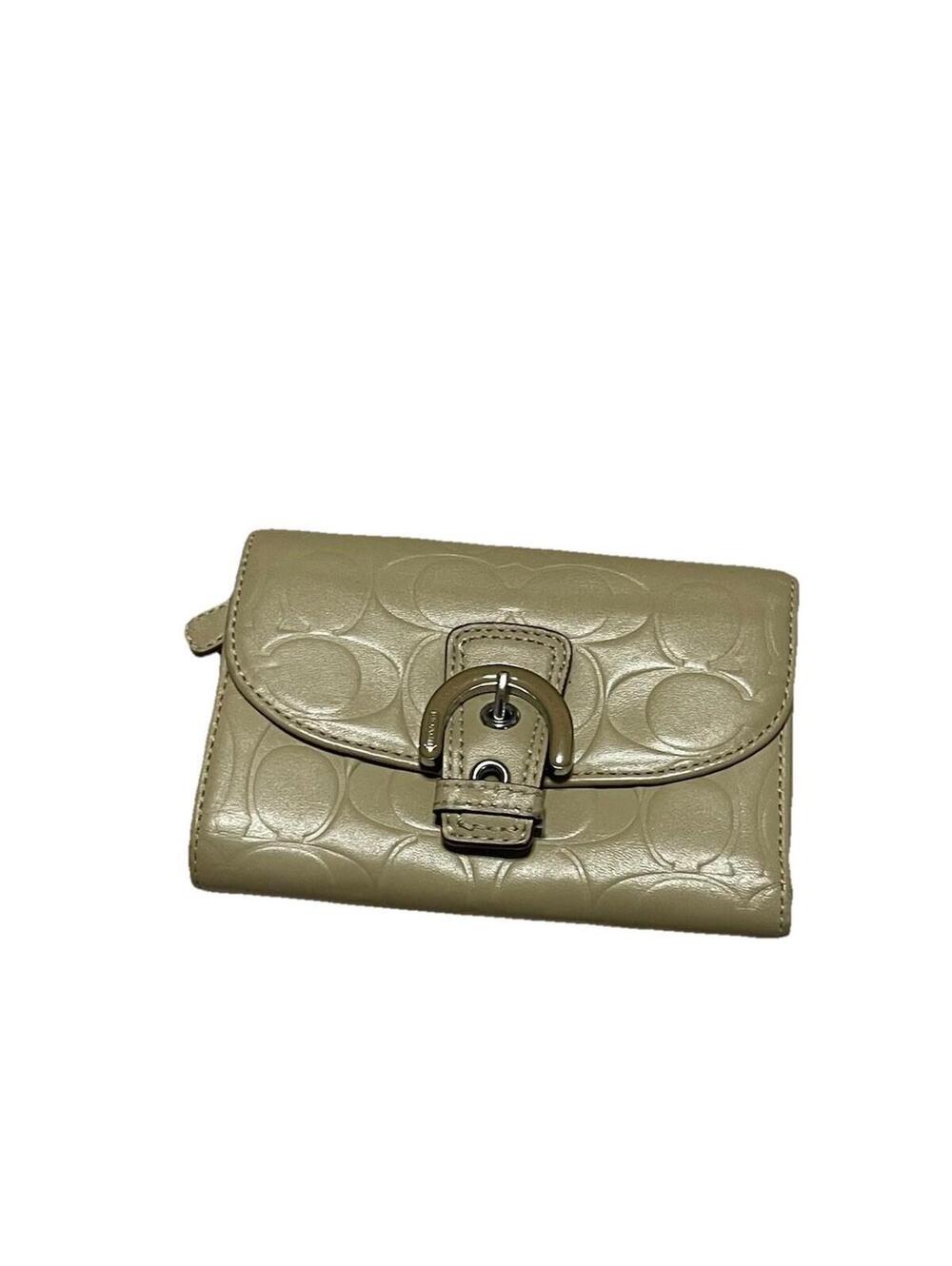 limited edition Coach EMBOSSED PATENT LEATHER wallet H96